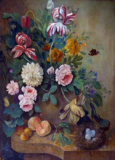 unknow artist Still life with flowers Norge oil painting art